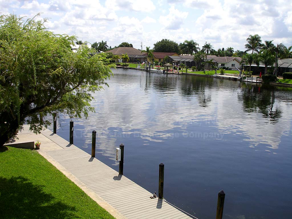 View Down the Canal From Bimini Apts